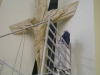 2009 m. Kristaus figūros ant kryžiaus montavimas