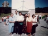 1996 r. Gość z Włoch ks. Eligio Capriglio SDB z parafianami