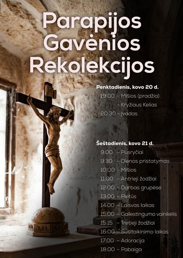 Te invitamos al retiro de Cuaresma